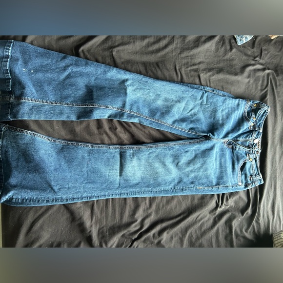 Rock and roll denim high rise trousers, 25x32 - Picture 2 of 7